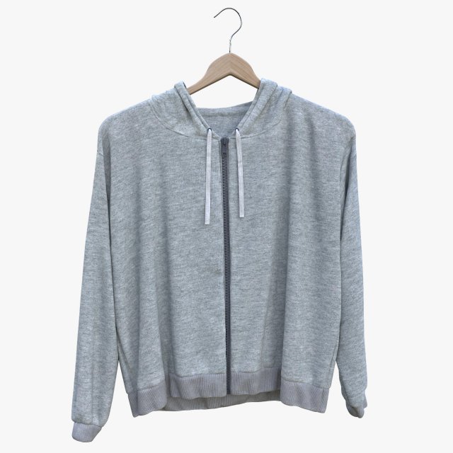 hoodie Model 3D .c4d .max .obj .3ds .fbx .stl .blend 