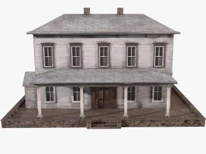 vecchia casa Modello 3D