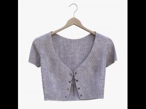 jacket and blouse 3D Model