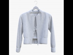 jacket and blouse Model 3D