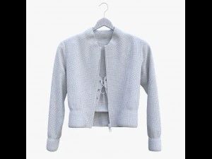 jacket and blouse 3D Model