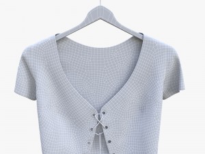 jacket and blouse Model 3D