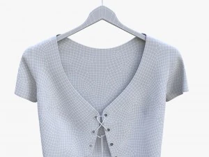 jacket and blouse 3D Model