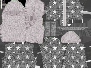 jacket and blouse Model 3D