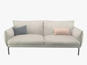 beige sofa 3D Model