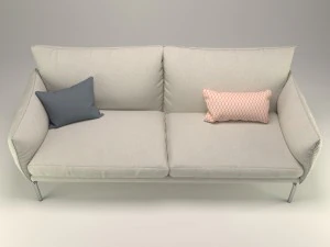 beige sofa 3D Model