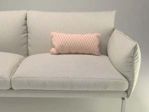 beige sofa 3D Model
