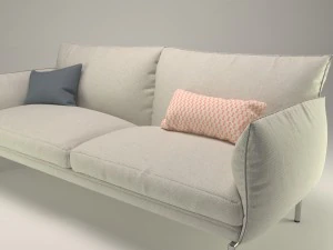 beige sofa 3D Model