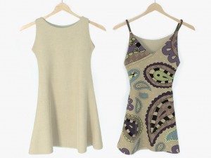 two dresses Model 3D