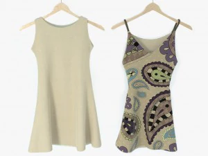 two dresses 3D Model