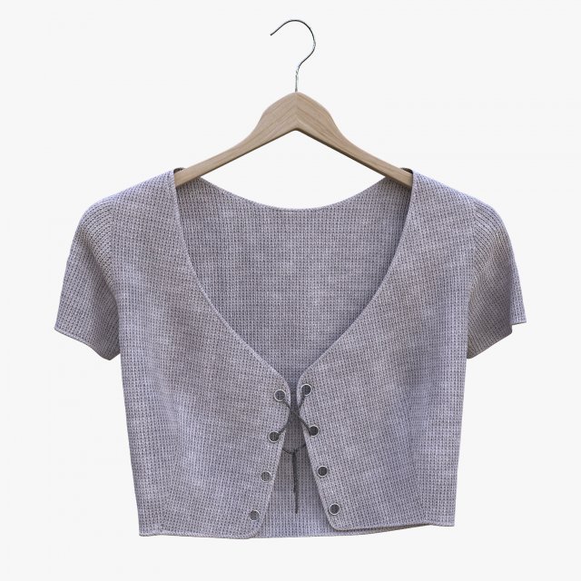 top with lacing 3Dモデル .c4d .max .obj .3ds .fbx .stl .blend 