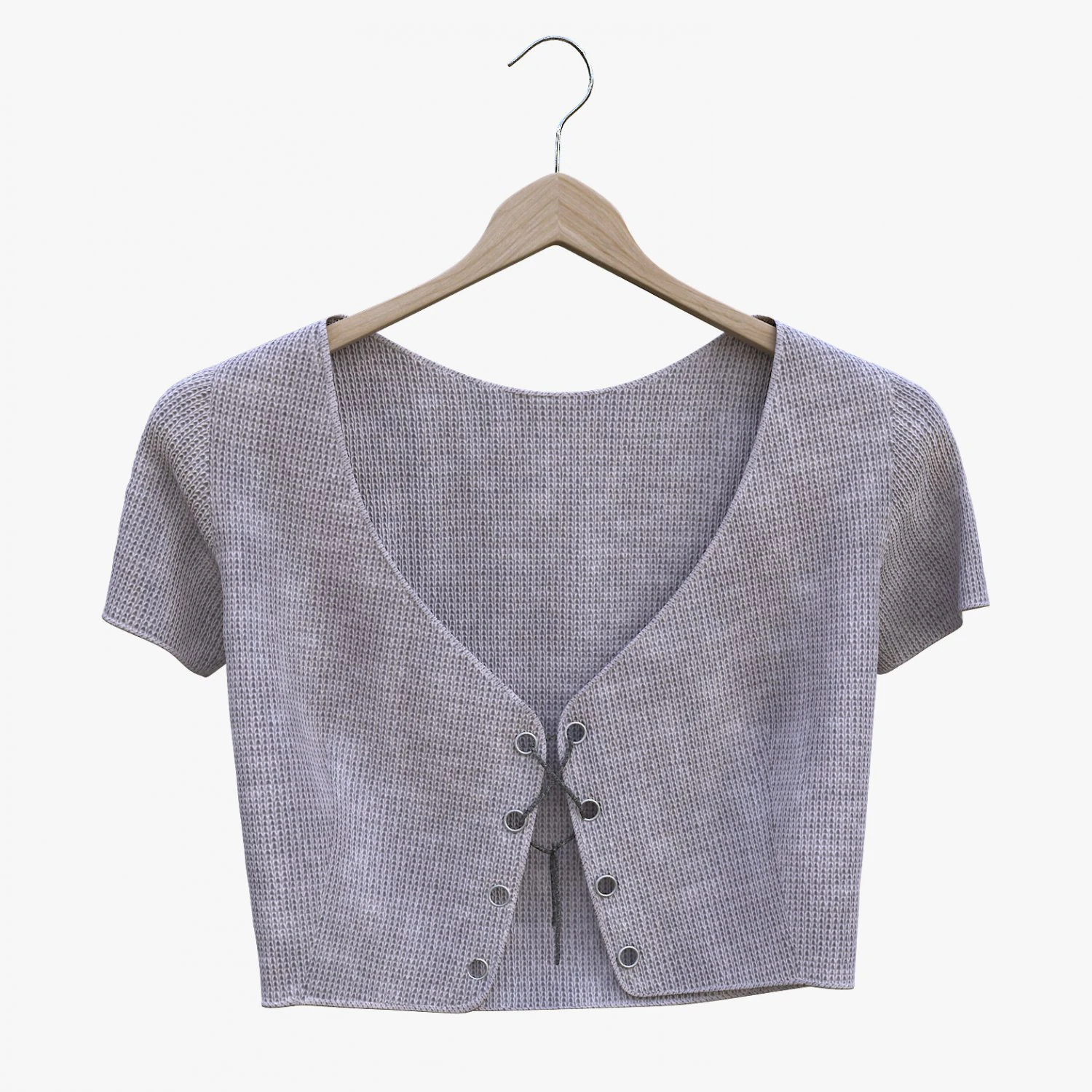 top with lacing 3D Model .c4d .max .obj .3ds .fbx .stl .blend 