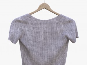 top with lacing 3Dモデル