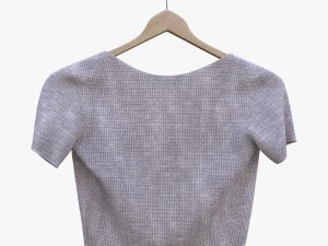 top with lacing 3D Model