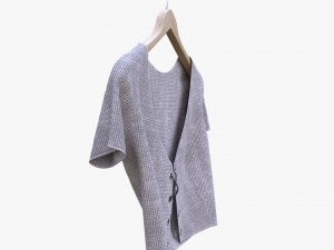 top with lacing 3Dモデル