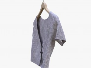 top with lacing 3D Model