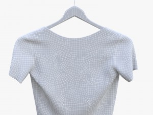 top with lacing 3Dモデル