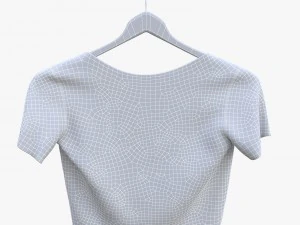 top with lacing 3D Model