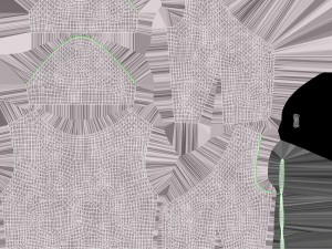 top with lacing 3Dモデル