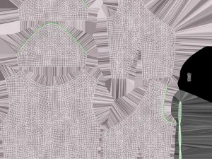 top with lacing 3D Model