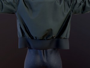blond girl 3D Model