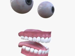 eyes and teeth 3D Model