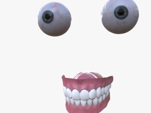 eyes and teeth 3D Model