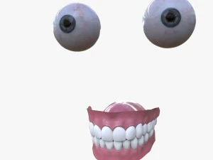 eyes and teeth 3D Model