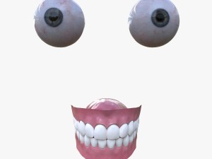 eyes and teeth 3D Model