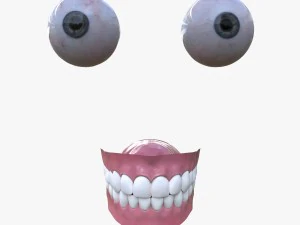 eyes and teeth 3D Model