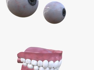eyes and teeth 3D Model