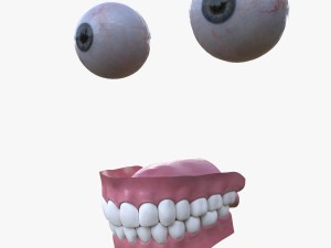 eyes and teeth 3D Model