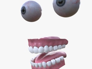 eyes and teeth 3D Model