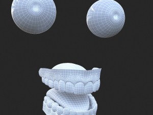 eyes and teeth 3D Model