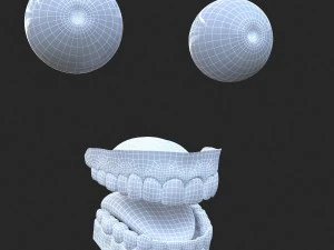 eyes and teeth 3D Model