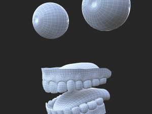 eyes and teeth 3D Model