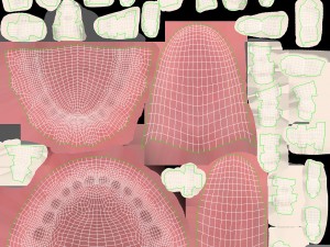 eyes and teeth 3D Model