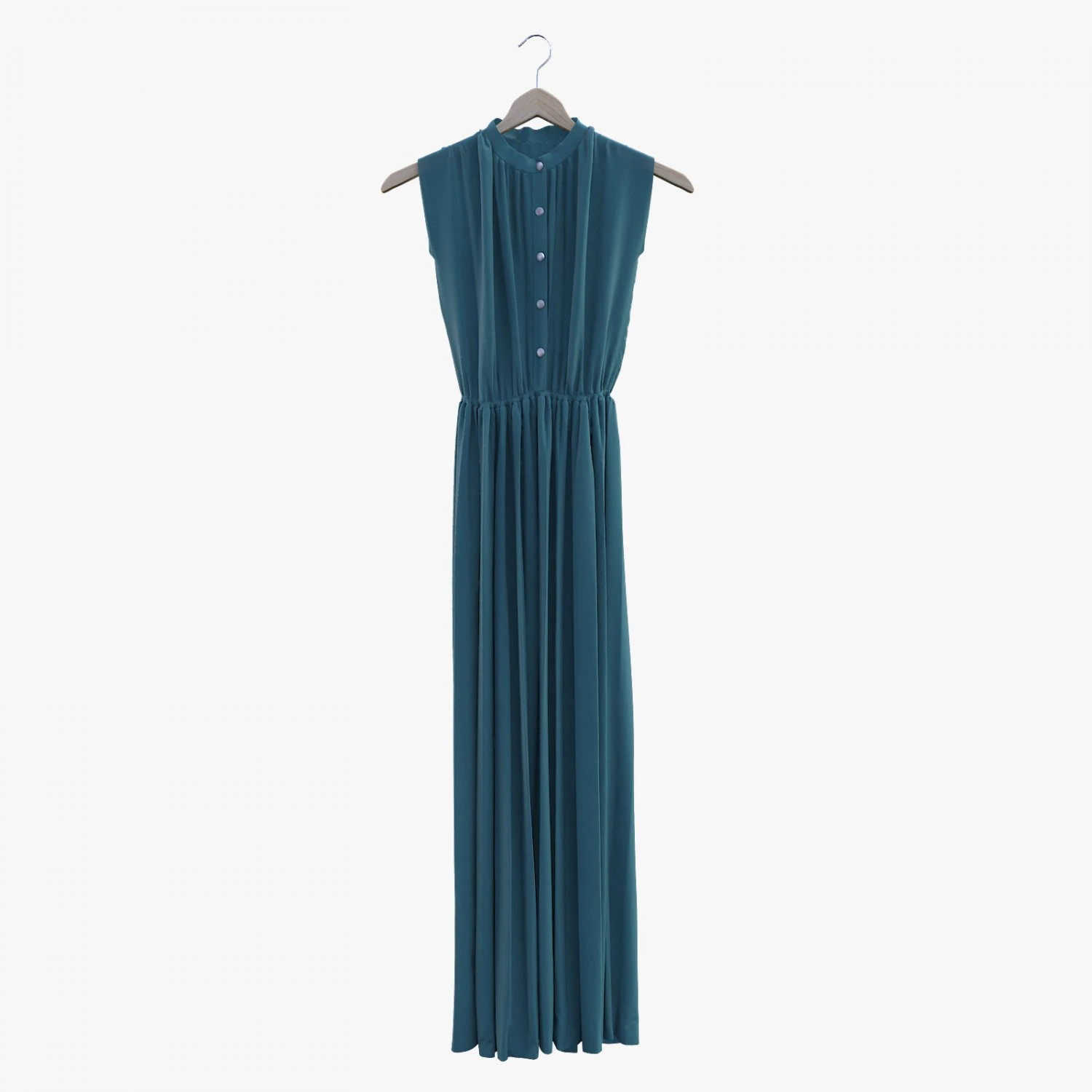 green dress 3D Model .c4d .max .obj .3ds .fbx .stl .blend 