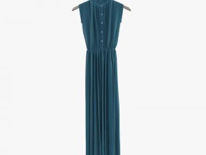 зеленое платье 3D Модель