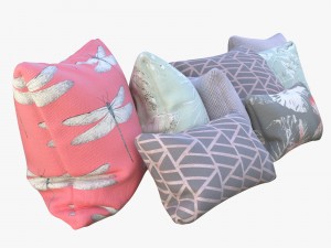 pastel pillows 3D 模型