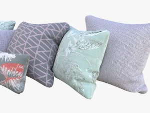 pastel pillows 3D Model