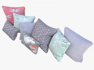 pastel pillows 3D Model