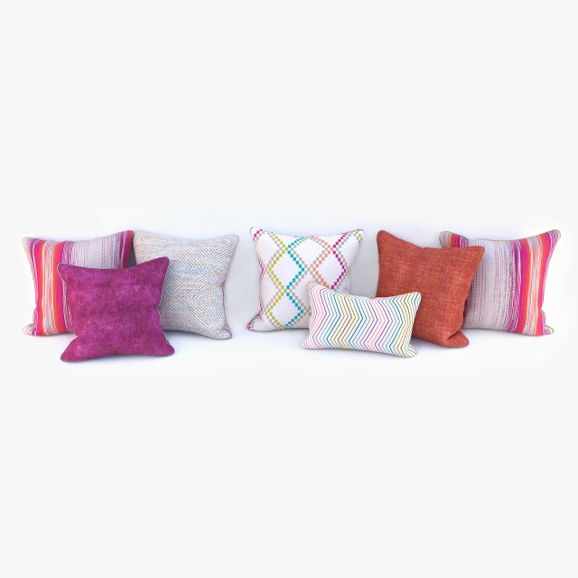 pillows Modelo 3D .c4d .max .obj .3ds .fbx .stl .blend 