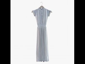 white dress 3D Model