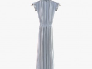 white dress Modelo 3D