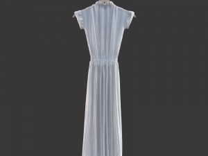 white dress Modelo 3D