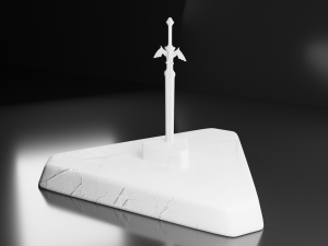 master sword Modelo 3D