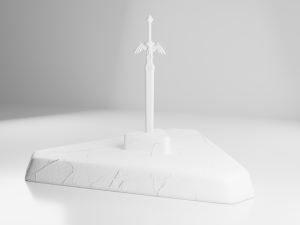master sword Modelo 3D