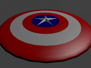 capitain americas shield ultimate 3D-Modell