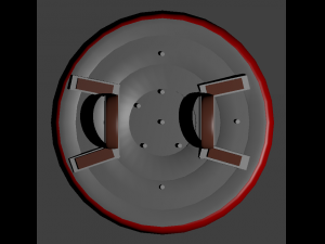 capitain americas shield ultimate 3D 모델